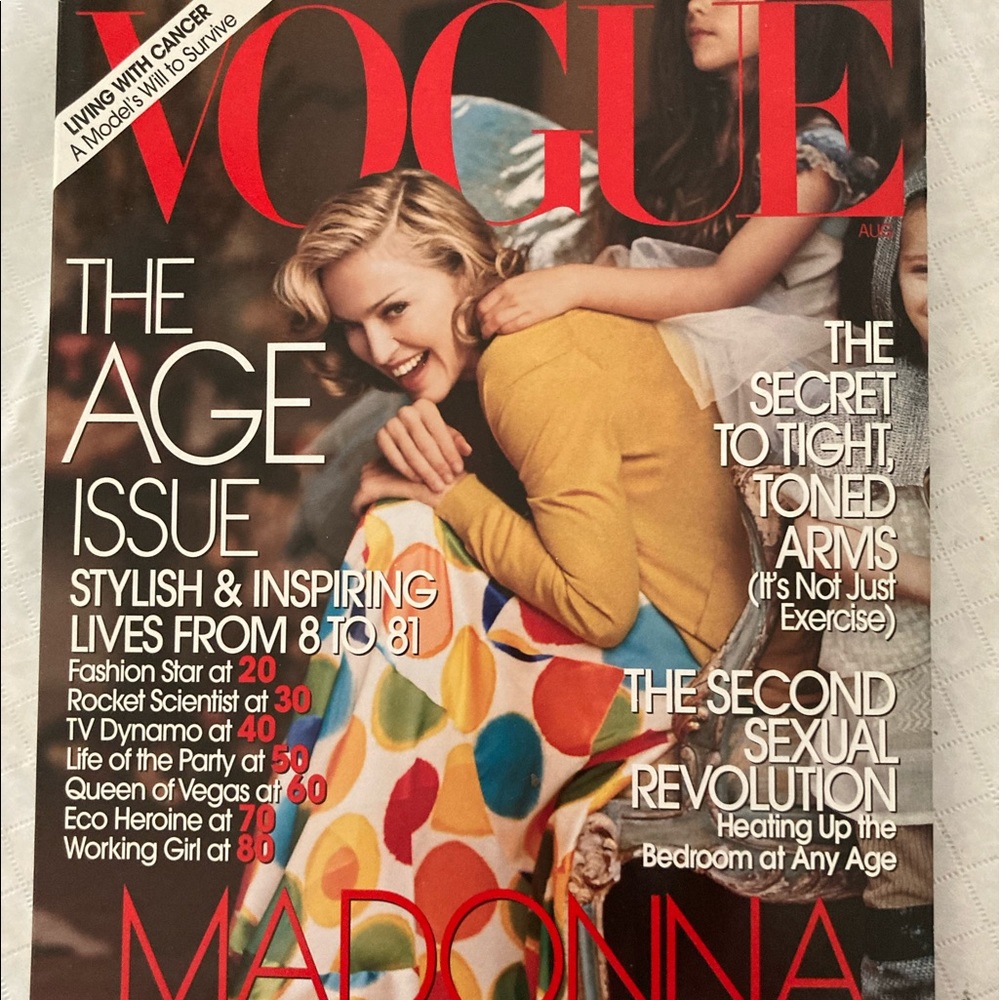 Madonna Vogue Magazine August 2005 issue